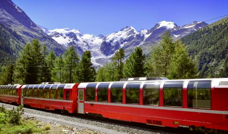 Auf den Spuren des Bernina- & Glacierexpresses